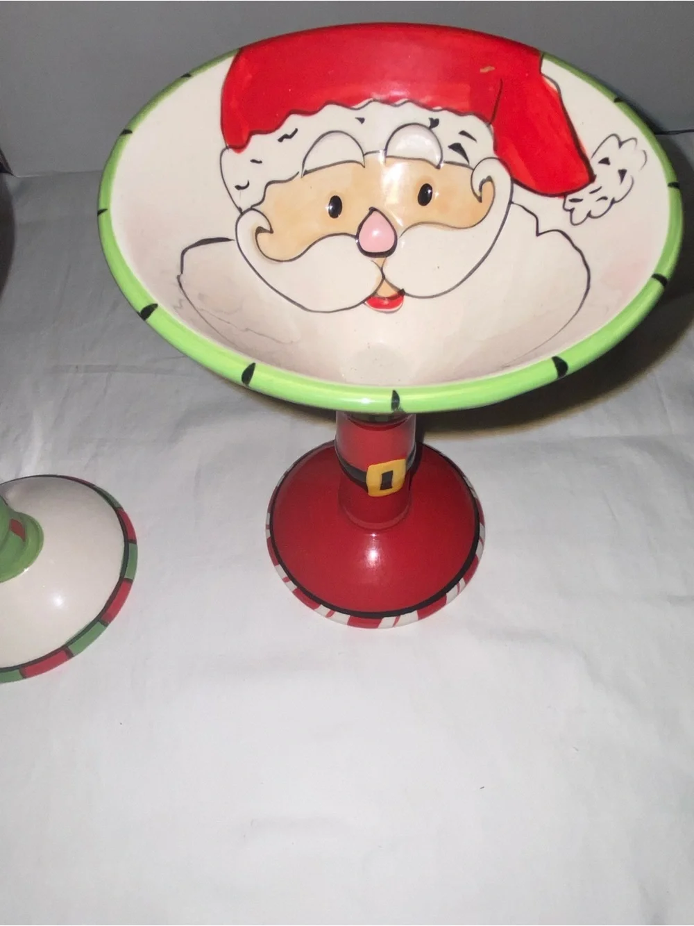 Holiday Red & Green Festive Martini Glass Décor - Unbranded